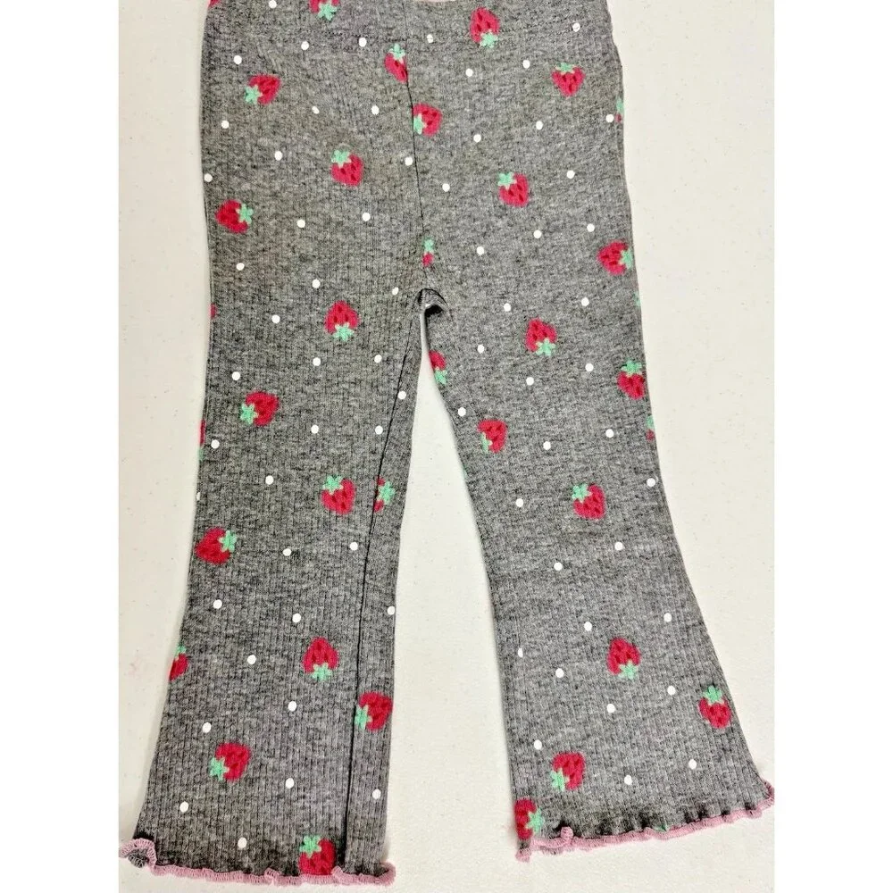 Strawberry Shortcake Toddler Girls Sweatshirt Flare Leggings Set NWT 4T